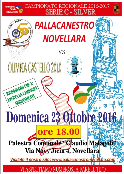 03 LOCANDINA SERIE C vs OLIMPIA CASTELLO 23 10 16