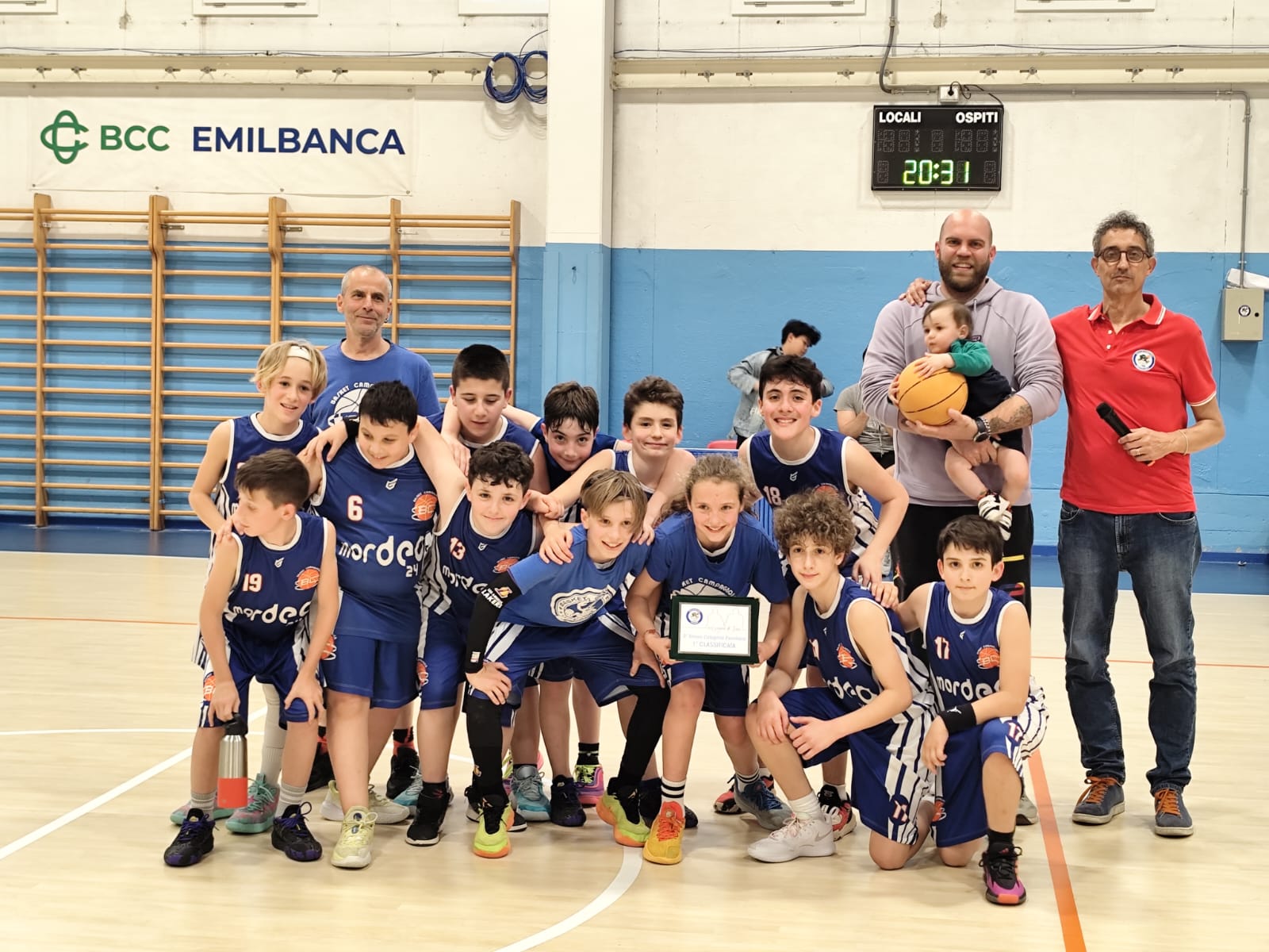 1 CLASSIFICATA BASKET CAMPAGNOLA