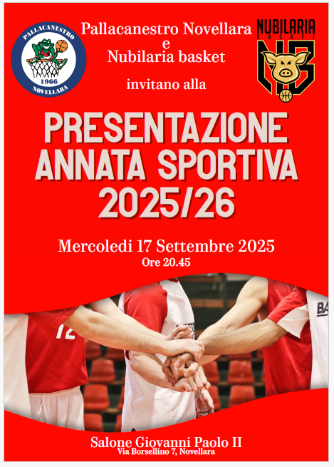 Presentazione annata sportiva 202526